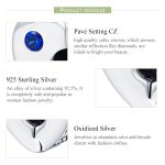 S925 Sterling Silber Perlen Herzförmige Öltropfen Positionierschnalle DIY Armband Zubehör – Bild 4