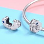 S925 Sterling Silber Perlen Herzförmige Öltropfen Positionierschnalle DIY Armband Zubehör – Bild 5