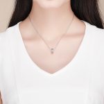 S925 Sterling Silber Perlen Herzförmige Öltropfen Positionierschnalle DIY Armband Zubehör – Bild 7