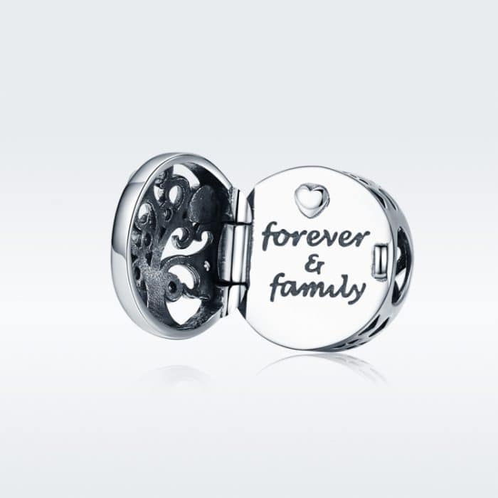 S925 Sterling Silber zu öffnen Stammbaum des Lebens Perlen DIY Armband Zubehör – Bild 2