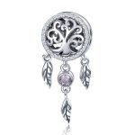 S925 Sterling Silber Retro Hollow Dream Catcher Perlen DIY Perlen Armband Zubehör