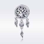 S925 Sterling Silber Retro Hollow Dream Catcher Perlen DIY Perlen Armband Zubehör – Bild 2