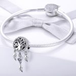S925 Sterling Silber Retro Hollow Dream Catcher Perlen DIY Perlen Armband Zubehör – Bild 6