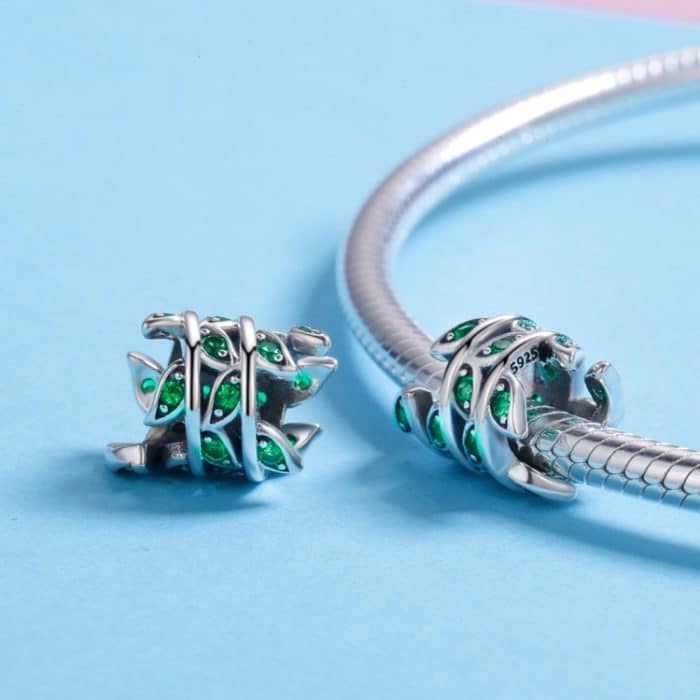 S925 Sterling Silber Perlen Spring Scenery Anhänger – Bild 5