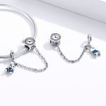 S925 Sterling Silber Kaninchen Sicherheitskette DIY Armband Zubehör – Bild 3