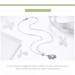 Niedlicher Bär S925 Sterling Silber Rose Gold Plated Zirkon Halskette – Bild 5