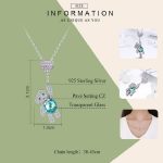 Niedlicher Bär S925 Sterling Silber Rose Gold Plated Zirkon Halskette – Bild 6