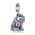 S925 Sterling Silber Perlen Bulldogge Charm Zubehör Armband Zubehör