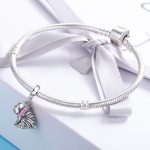 S925 Sterling Silber Perlen Bulldogge Charm Zubehör Armband Zubehör – Bild 6