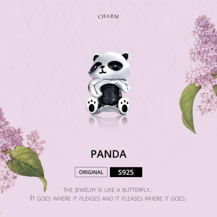 Panda S925 Sterling Silber Perlen DIY Armband Silber Perlen – Bild 3