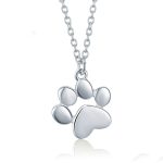S925 Sterling Silber Halskette Cute Pet Impressum Halskette