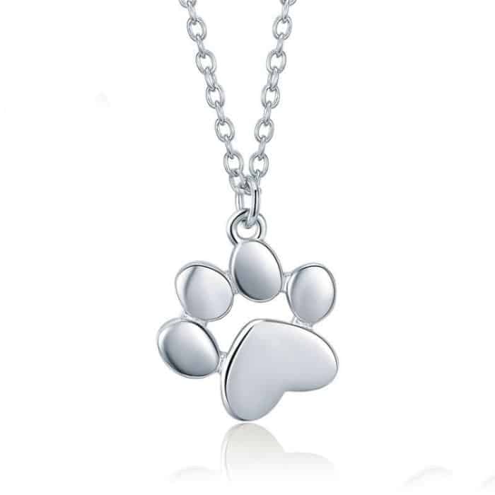 S925 Sterling Silber Halskette Cute Pet Impressum Halskette – Bild 1