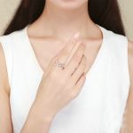 S925 Sterling Silber Ring Hundebegleiter eingelegter Zirkonring – Bild 9