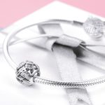 Strand S925 Sterling Silber Perlen Hohl DIY Armband Halskette Perlen Zubehör – Bild 6