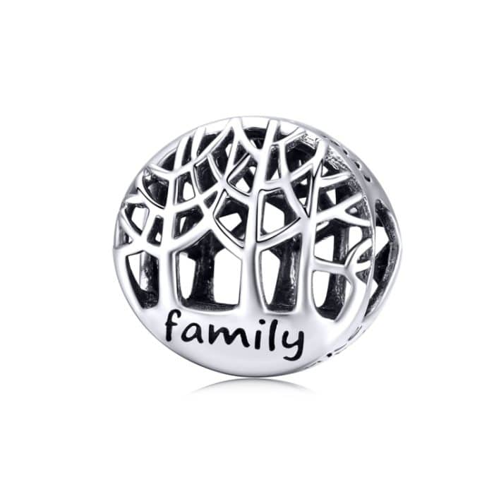 TBD04268083.jpg S925 Sterling Silber Perlen Familie Wald handgefertigte Perlen DIY Armband Schmuck Zubehör – Bild 1