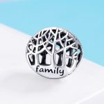 S925 Sterling Silber Perlen Familie Wald handgefertigte Perlen DIY Armband Schmuck Zubehör – Bild 2