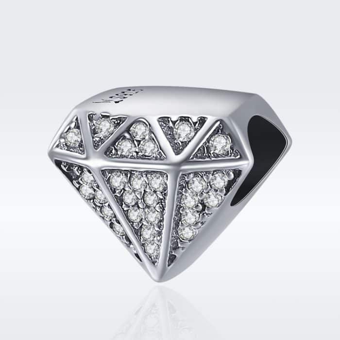 S925 Sterling Silber DIY Perlen Diamond Love Loose Beads Armband Zubehör – Bild 2