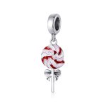 S925 Sterling Silber Schmuck Zubehör Bunte Lollipop Kreative Anhänger