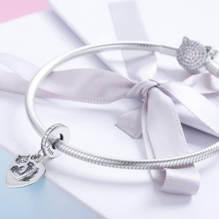 Niedliche Faultier S925 Sterling Silber Perlen DIY Armband Schmuck Zubehör – Bild 6