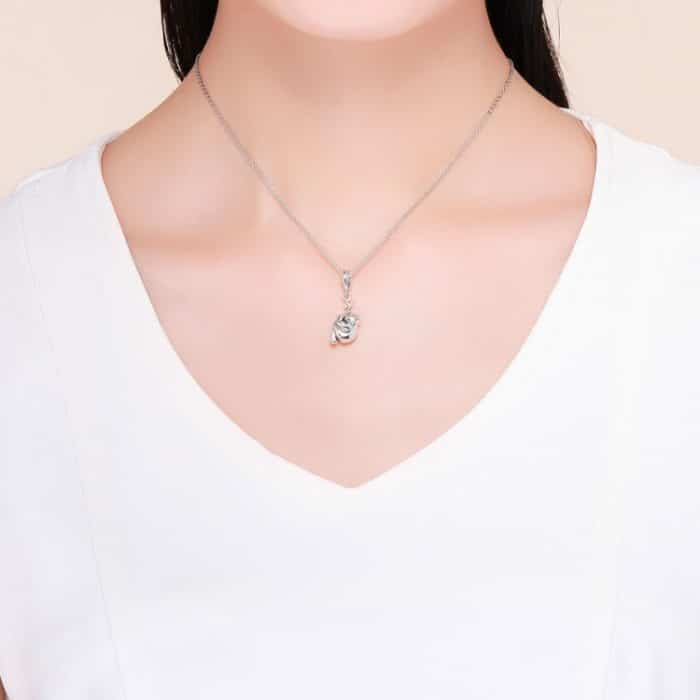 Niedliche Faultier S925 Sterling Silber Perlen DIY Armband Schmuck Zubehör – Bild 7