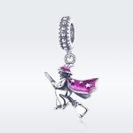 S925 Sterling Silber Magic Witch Besen Anhänger Tropföl DIY Armband Zubehör – Bild 2