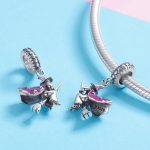 S925 Sterling Silber Magic Witch Besen Anhänger Tropföl DIY Armband Zubehör – Bild 5