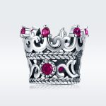 S925 Sterling Silber Red Crown Beads DIY Armband Zubehör – Bild 2