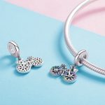 S925 Sterling Silber Fahrrad Anhänger Farbe eingelegte Zirkon Perlen DIY Armband Charm Zubehör – Bild 4