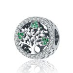 S925 Sterling Silber Baum des Lebens Perlenzubehör Diamant-Anhänger-Zubehör