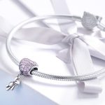 S925 Sterling Silber Bär Ballon herzförmige eingelegte Zirkonium Diamant DIY Perlenarmband Zubehör – Bild 5