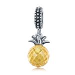 S925 Sterling Silber Obst Serie Ananas Liebe Anhänger DIY Armband Zubehör