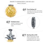 S925 Sterling Silber Obst Serie Ananas Liebe Anhänger DIY Armband Zubehör – Bild 4