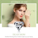 S925 Sterling Silber Hohlperlen Muttertag Geschenk DIY Armband Zubehör – Bild 3