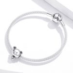 S925 Sterling Silber Perlen Bär Perlen DIY Armband Zubehör – Bild 7