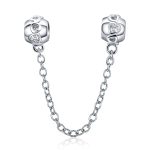 S925 Sterling Silber Little Cute Personality All-Match-Sicherheitskette