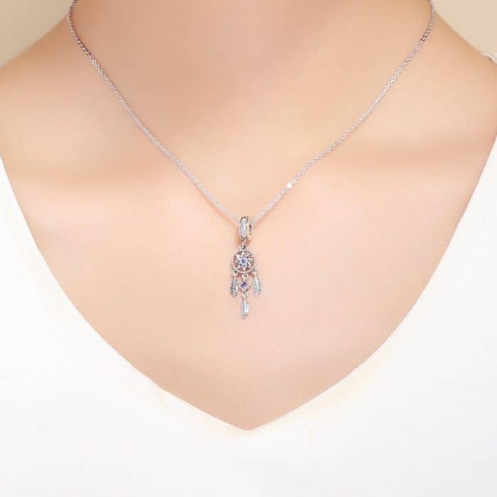 S925 Sterling Silber Traumfänger Perlen DIY Armband Zubehör – Bild 7