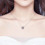 S925 Sterling Silber Muster Brief Perlen DIY Armband Perlen – Bild 7