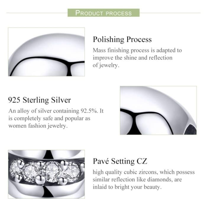 S925 Sterling Silber Weiß Überraschung Schädel Perle DIY Armband Zubehör – Bild 4