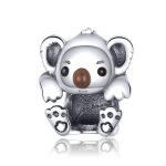 S925 Sterling Silber Niedliche Koala Tierperle DIY Armband Zubehör