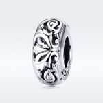 S925 Sterling Silber Klassische Blumenperlen DIY Armband Hohlmuster Perlen – Bild 2