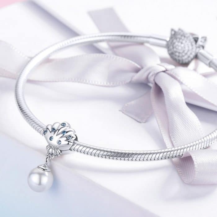 S925 Sterling Silber Jakobsmuschel Perle Perlen DIY Armband Zubehör – Bild 6