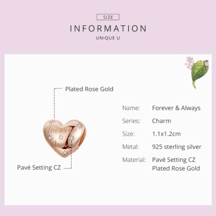 S925 Sterling Silber Golden Herzförmige lose Perlen DIY Armband Zubehör – Bild 5