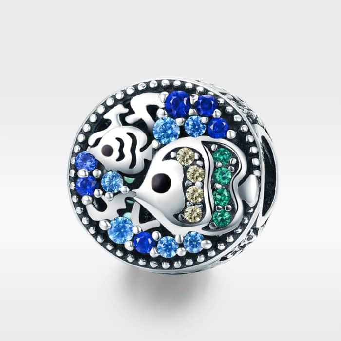 S925 Sterling Silber Unterwasserwelt Bunte Fischöl Perlen DIY Armband Zubehör – Bild 2