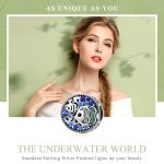 S925 Sterling Silber Unterwasserwelt Bunte Fischöl Perlen DIY Armband Zubehör – Bild 3