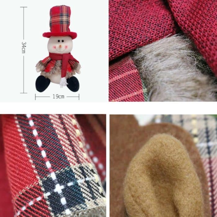 Weihnachtsschmuck Kinder Weihnachtsgeschenke Weihnachtsdekorationen, (Senior), (Snowman), (Elk) – Bild 3
