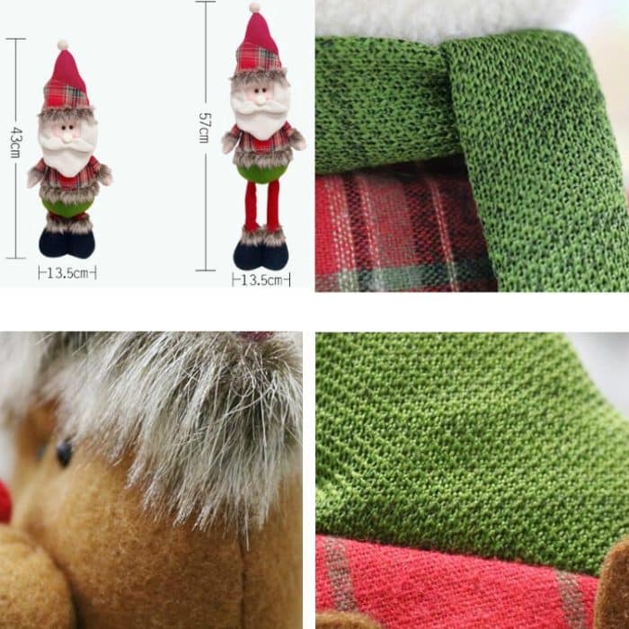 Weihnachtsdekoration, Ornamente, Weihnachtsparty-Dekoration, einziehbare Puppe, Retractable style(Senior), Retractable style(Snowman), Retractable style(Elk) – Bild 3