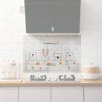 5 Stück ölbeständiger selbstklebender Aufkleber für Küchenschrank, Herd, Dunstabzugshaube, Transparent Type, Aluminum Foil Type