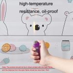 5 Stück ölbeständiger selbstklebender Aufkleber für Küchenschrank, Herd, Dunstabzugshaube, Transparent Type, Aluminum Foil Type – Bild 4