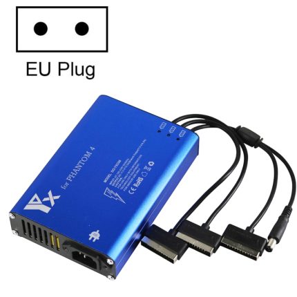 Für DJI Phantom 4 Pro Advanced+ Ladegerät 4 in 1 Hub Intelligentes Batterie-Controller-Ladegerät, US Plug, EU Plug, UK Plug, AU Plug