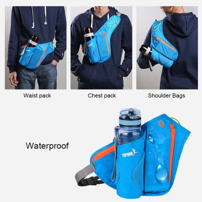 Multifunktionale Outdoor-Sport-Wasserflasche, Laufbund für Männer und Frauen als Gürteltasche – Bild 7